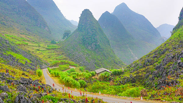 Paysage montagneux de Ha Giang